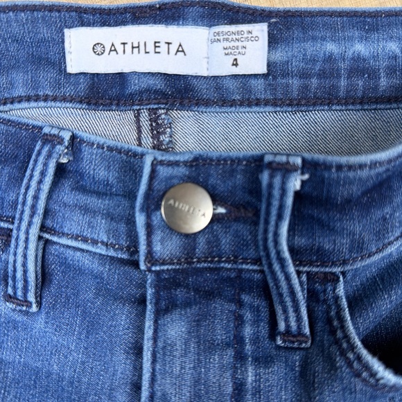 Athleta Sculptek Blue Women's Jeans. Size 4 - Picture 4 of 5